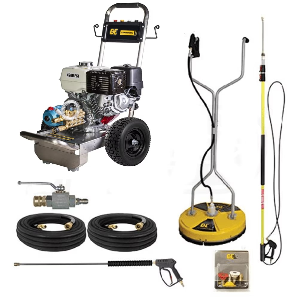 BE-BE B4213HSJ-HWTP Pressure Washer Business Kit